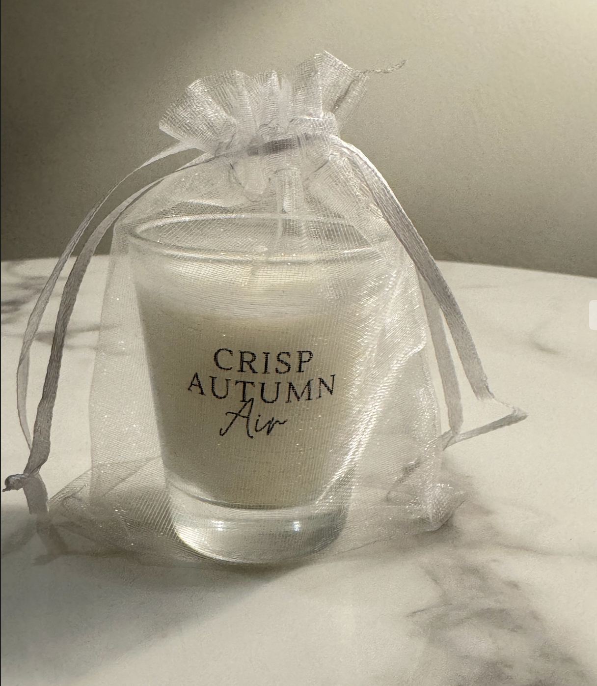 Crisp Autumn Air - Mini Glass Candle