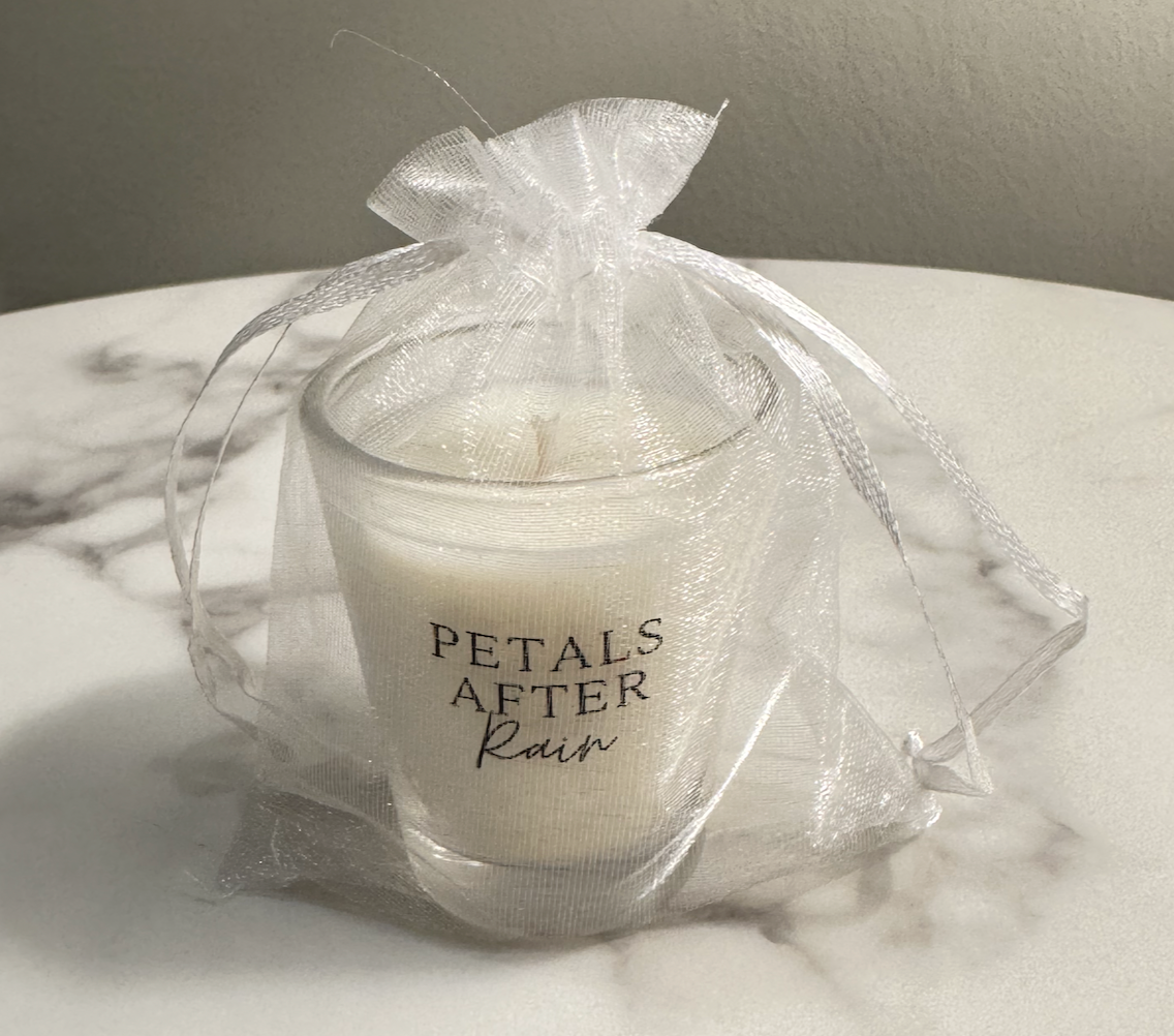 Petals After Rain - Mini Glass Candle