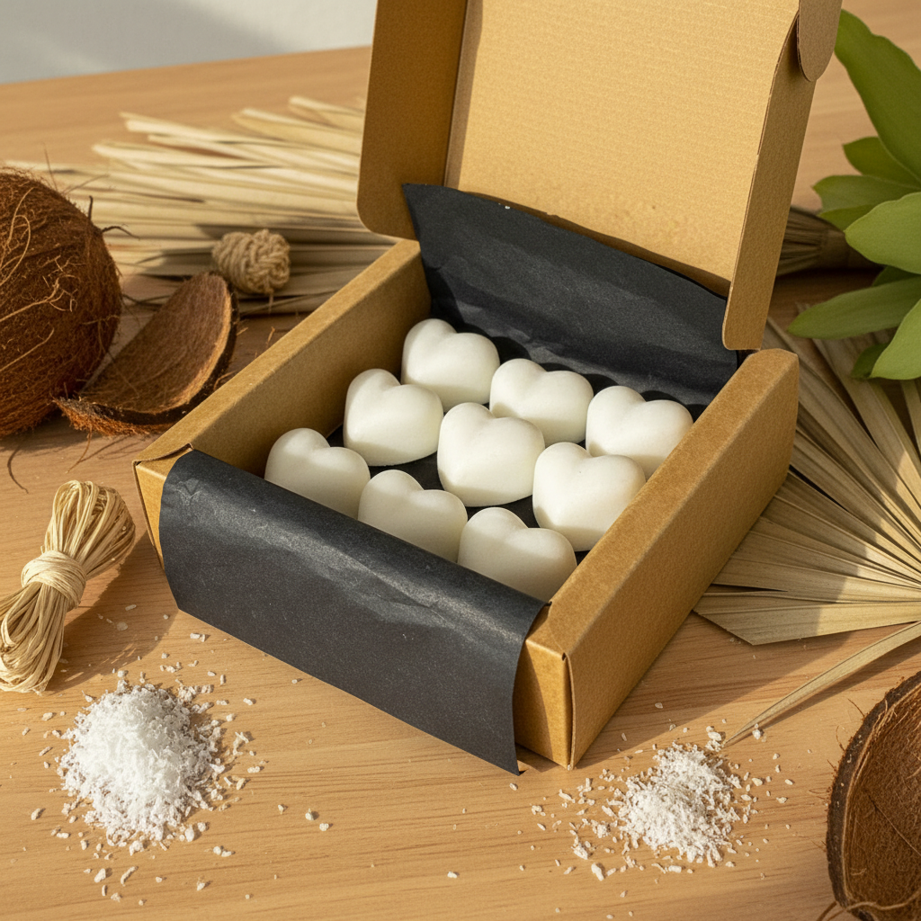 Coconut and Santal - Wax Melt Hearts