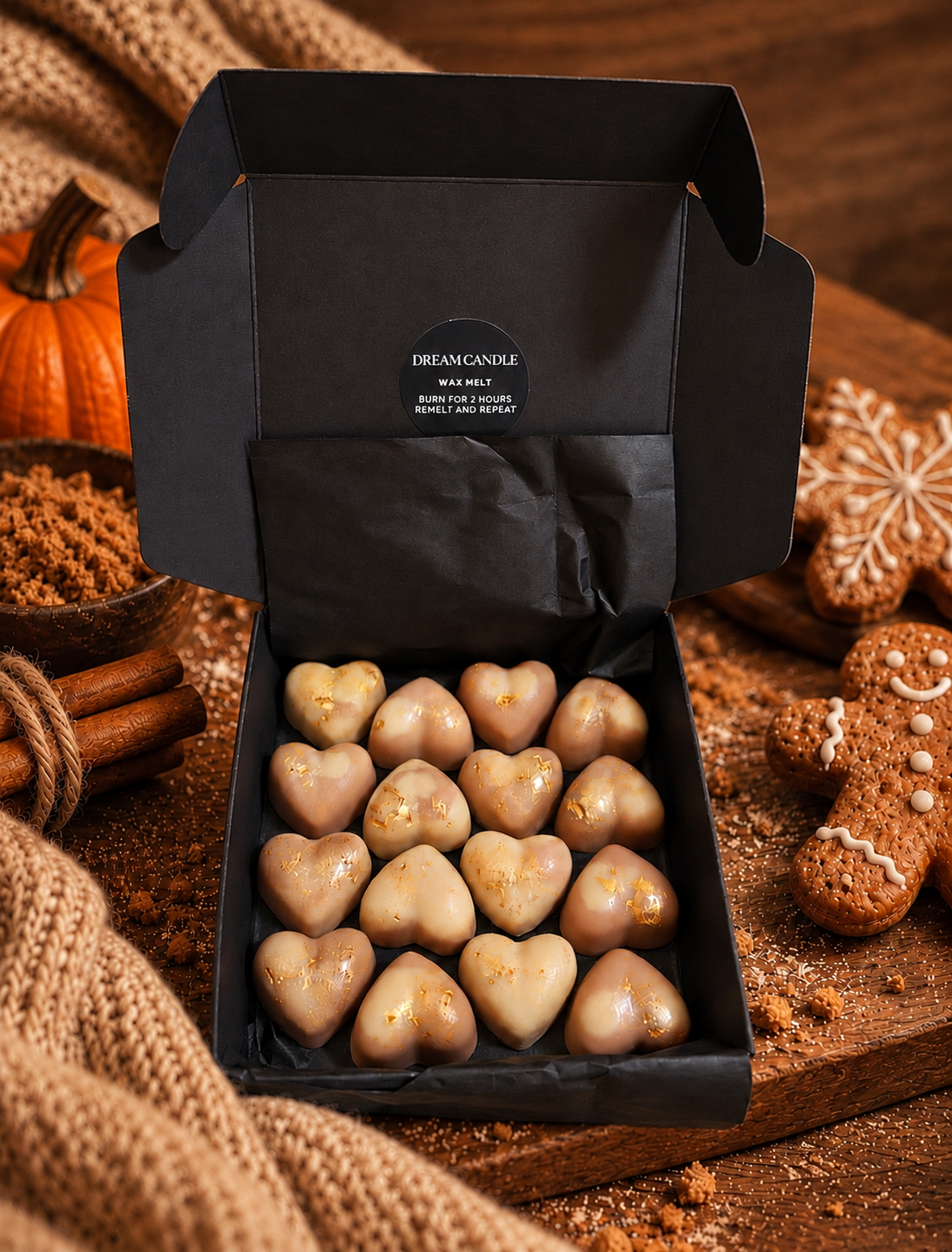 The Cosy Bakehouse - Wax Melt Hearts