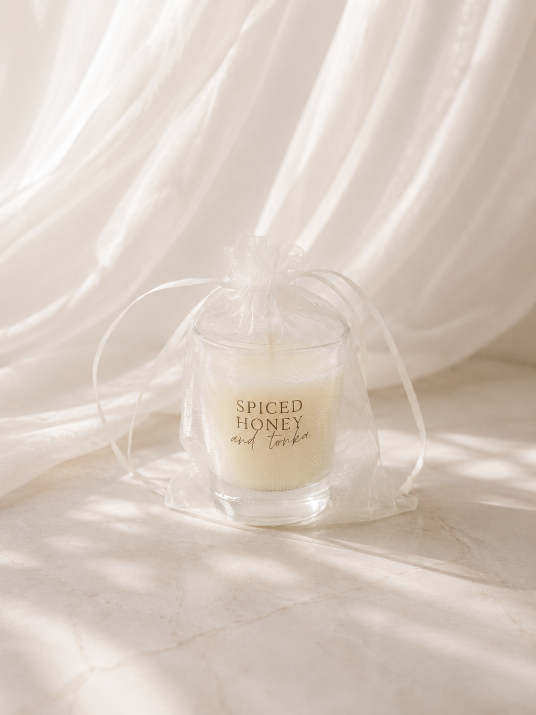 Spiced Honey and Tonka - Mini Glass Candle