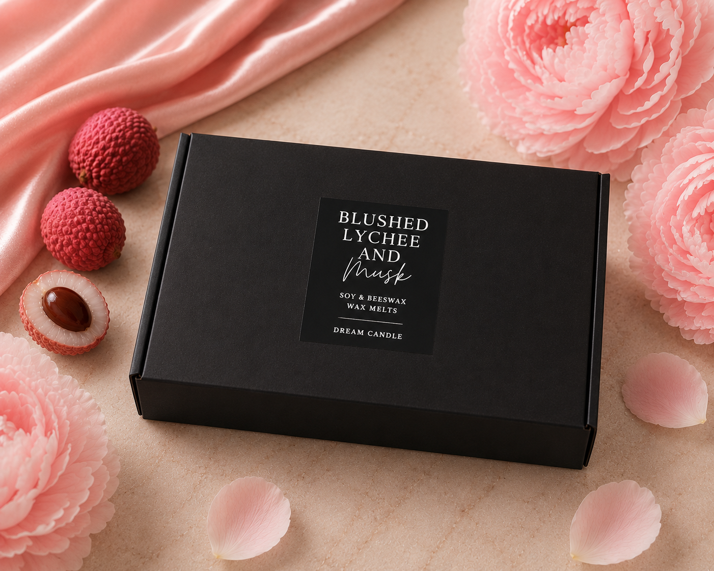 Blushed Lychee and Musk - Wax Melt Hearts