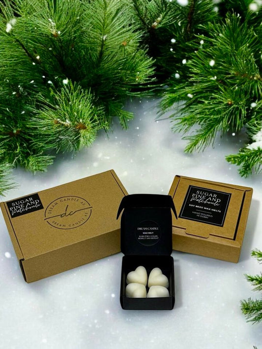 يذوب شمع السكر والصنوبر والباتشولي