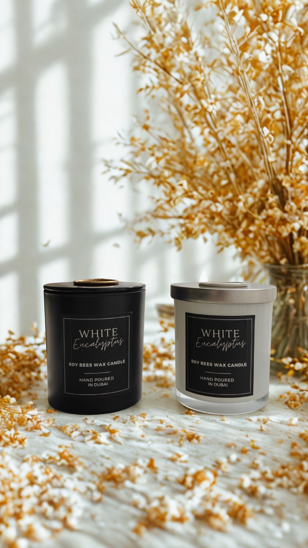 White Eucalyptus Candle