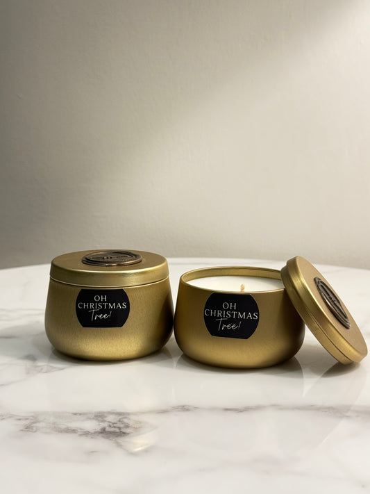 Oh Christmas Tree! gold candle - discontinued