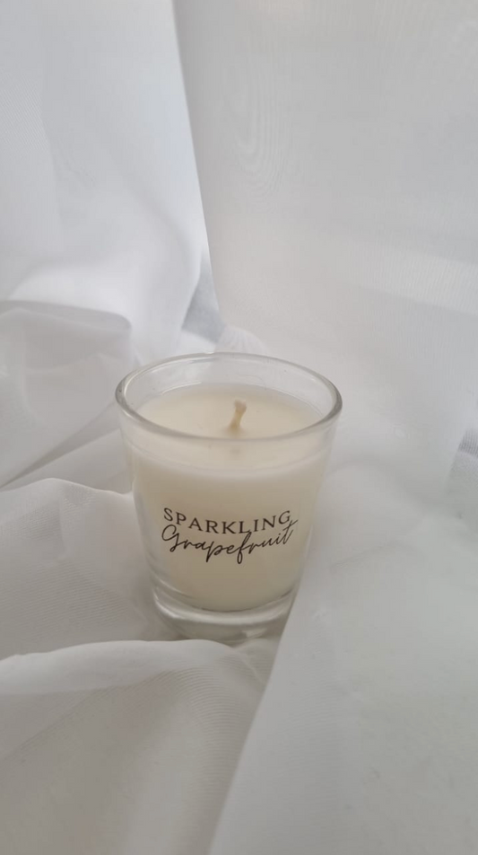 Sparkling Grapefruit - Mini Glass Candle