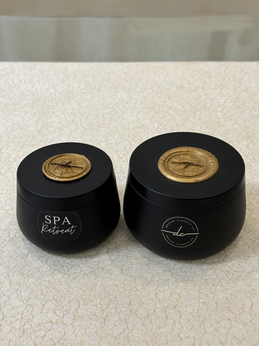 Spa Retreat - 4oz Black TIn Candle