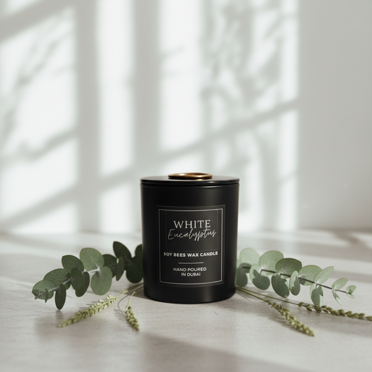 شمعة الأوكالبتوس الأبيض 