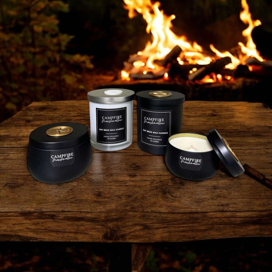 Campfire Marshmallow Candle