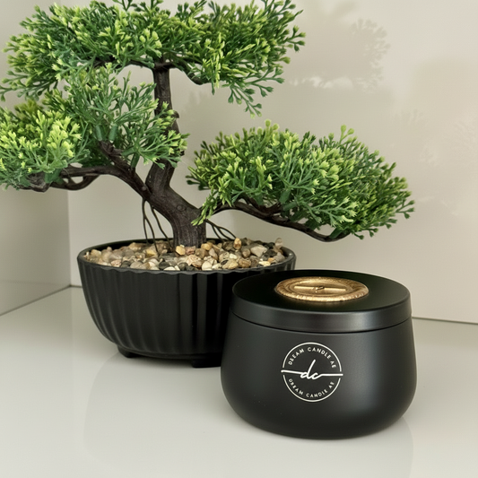 Sparkling Grapefruit - 7oz Black Tin Candle