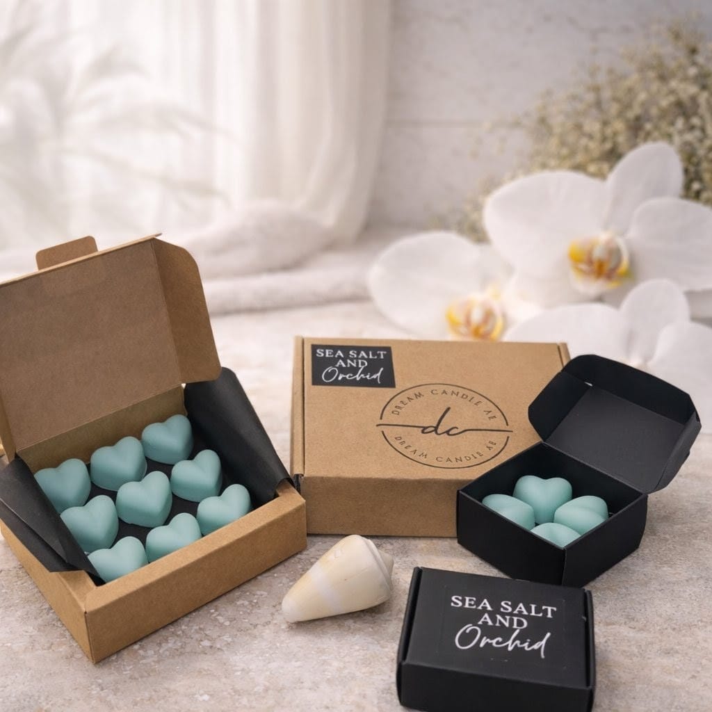 Sea Salt and Orchid - Wax Melt Hearts