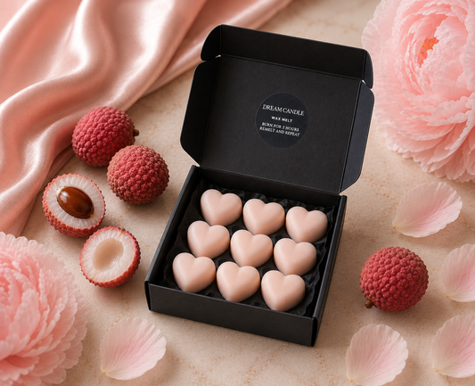 Blushed Lychee and Musk - Wax Melt Hearts