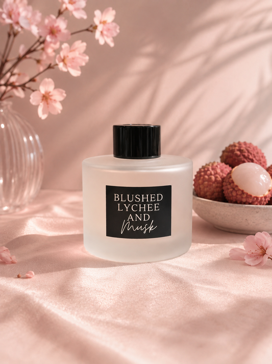 Blushed Lychee and Musk - Reed Diffuser