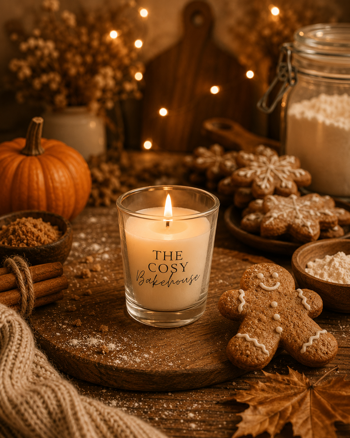 The Cosy Bakehouse - Mini Glass Candle