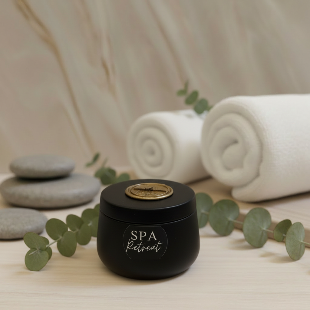 Spa Retreat Small Candle Spa Background