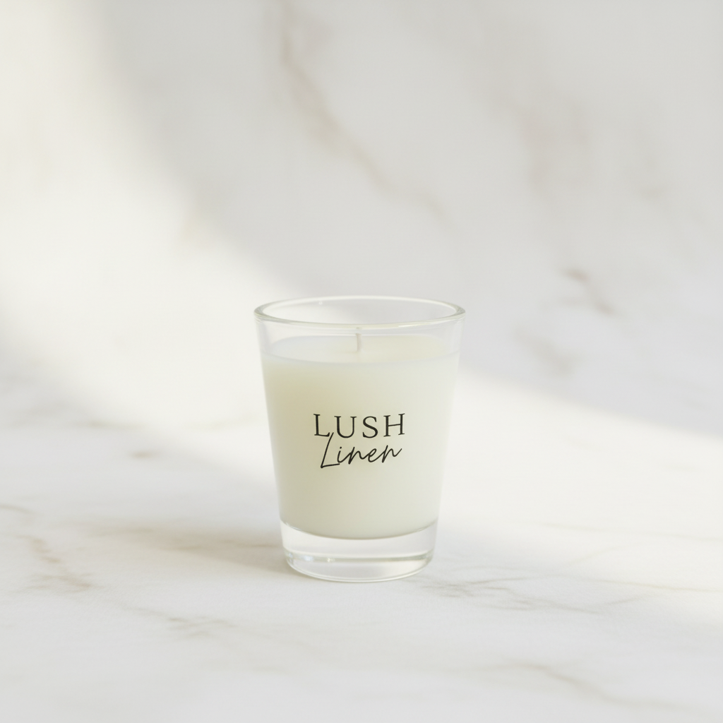Lush Linen - Mini Glass Candle
